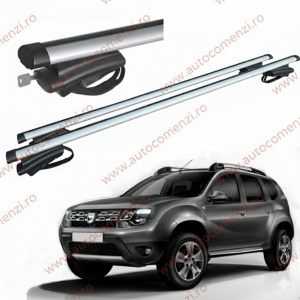 Set bare portbagaj cu cheie DACIA Duster I 2013-2017 Facelift (bara lata) - ALUMINIU