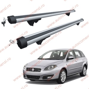 Set bare portbagaj FIAT Croma II 2005-2010 - Aluminiu / cu cheie antifurt - 120 cm