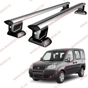 Set bare portbagaj FIAT Doblo I 2000-2010 - Wingbar - cu cheie antifurt / Aluminiu