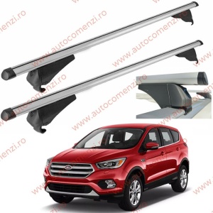 Set bare portbagaj FORD Kuga II 2012-2019 - Aluminiu / cu cheie antifurt