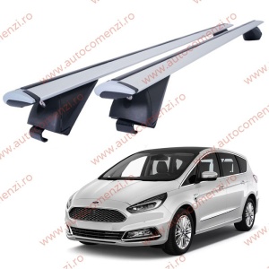 Set bare portbagaj FORD S-Max II 2015-2023 - Wingbar - Aluminiu / cu cheie antifurt