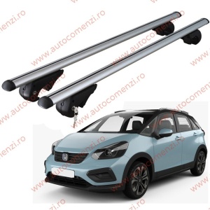 Set bare portbagaj HONDA Jazz Crosstar (GR) 2020-prezent - cu cheie antifurt / Aluminiu - 120 cm