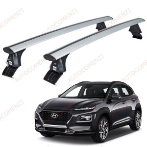 Set bare portbagaj HYUNDAI Kona I 2017-2023 - ALUMINIU - prindere la usa - Wingbar