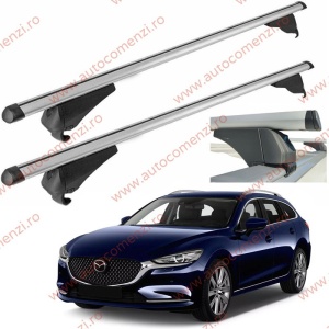 Set bare portbagaj MAZDA 6 III 2012-prezent Combi - Aluminiu / cu cheie antifurt
