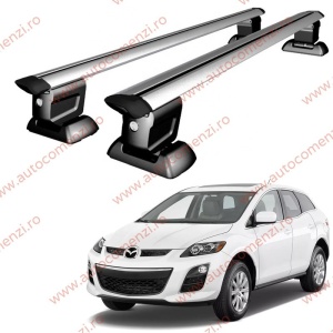 Set bare portbagaj MAZDA CX-7 2006-2012 - Wingbar - cu cheie antifurt / Aluminiu