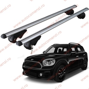 Set bare portbagaj MINI Countryman (F60) 2016-2023 - cu cheie antifurt / Aluminiu - 120 cm