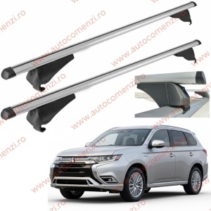 Set bare portbagaj MITSUBISHI Outlander IV 2021-prezent - Aluminiu / cu cheie antifurt