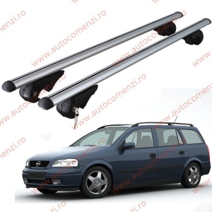 Set bare portbagaj OPEL Astra G 1998-2009 Combi - cu cheie antifurt / Aluminiu - 120 cm