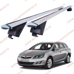 Set bare portbagaj OPEL Astra J 2009-2015 Combi - Wingbar - Aluminiu / cu cheie antifurt