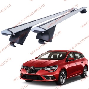 Set bare portbagaj RENAULT Megane IV 2016-prezent Combi - Wingbar - Aluminiu / cu cheie antifurt