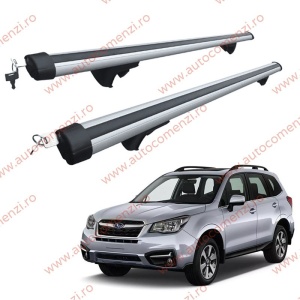 Set bare portbagaj SUBARU Forester IV (SJ) 2014-2018 - Aluminiu / cu cheie antifurt - 120 cm