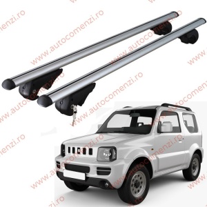 Set bare portbagaj SUZUKI Jimny 1998-2018 - cu cheie antifurt / Aluminiu - 120 cm