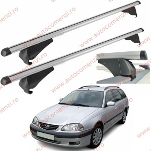 Set bare portbagaj TOYOTA Avensis I (T220) 1997-2002 Combi - Aluminiu / cu cheie antifurt
