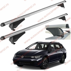 Set bare portbagaj VW Golf VIII 2020-prezent Combi - Aluminiu / cu cheie antifurt