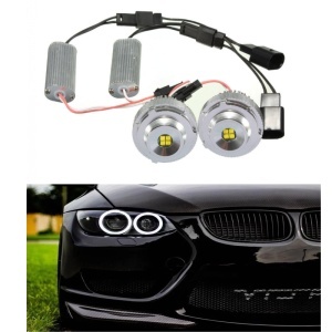 Set LED Marker Angel Eyes BMW Seria 3 E90 2008-2011 Facelift , 32W, Alb (Canbus) - pentru faruri Xenon