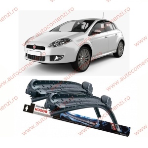 Set stergatoare parbriz FIAT Bravo II 2007-2014 (sofer + pasager) BOSCH