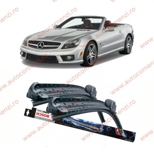 Set stergatoare parbriz MERCEDES SL R230 2001-2011 (sofer + pasager) BOSCH