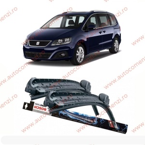 Set stergatoare parbriz SEAT Alhambra II 2010-2020 (sofer + pasager) BOSCH