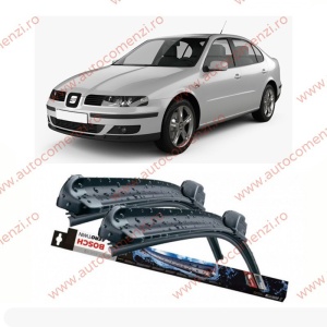 Set stergatoare parbriz SEAT Toledo III 2004-2009 (sofer + pasager) BOSCH