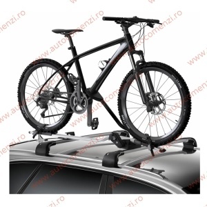 Suport biciclete KVO - ALUMINIU / cu cheie antifurt - Model universal pentru o bicicleta