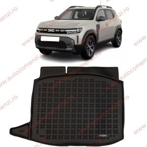 Tavita Portbagaj cauciuc DACIA Duster III 2024-prezent Mild Hybrid, cu GPL si podea portbagaj fixa - REZAW PLAST