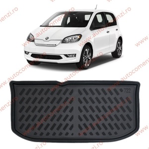 Tavita Portbagaj Cauciuc SKODA e-Citigo 2019-prezent (electric - portbagaj sus)