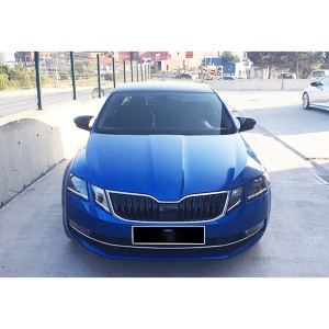 Capace oglinda tip BATMAN SKODA Octavia III 2013-2019 - negru lucios - BAT10077/C583-BAT2