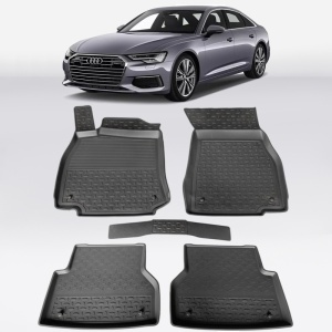 Covoare AUDI A6 C8 2018-prezent - tip tavita - 100% cauciuc - SEINTEX