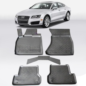 Covoare AUDI A7 I 2010-2018 - tip tavita - 100% cauciuc - SEINTEX