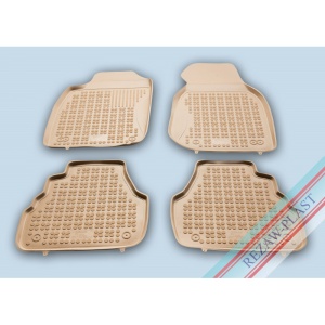 Covoare cauciuc AUDI A6 C5 1997-2004 - tip tavita - bej - REZAW PLAST