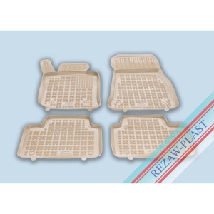 Covoare cauciuc BMW Seria 3 G20 / G21 2018-2025 - tip tavita - bej - REZAW PLAST