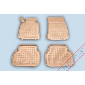 Covoare cauciuc BMW Seria 5 E39 1995-2003 - tip tavita - bej - REZAW PLAST