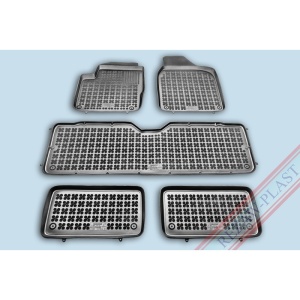 Covoare cauciuc SEAT Alhambra I 1996-2010 (7 locuri) - tip tavita - REZAW PLAST