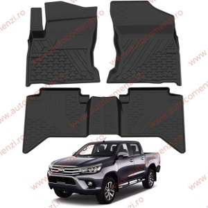 Covoare cauciuc tavita TOYOTA Hilux VIII 2015-2025 (Ultra Pro SHL)