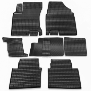 Covoare NISSAN Qashqai +2 (NJ10) 2008-2013 (7 locuri) - tip tavita - 100% cauciuc - SEINTEX GRID