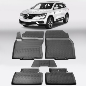Covoare RENAULT Koleos II 2016-prezent - tip tavita - 100% cauciuc - SEINTEX