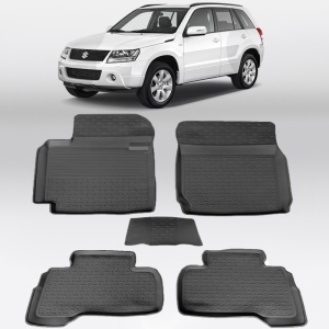 Covoare SUZUKI Grand Vitara 2005-2015 (5 usi) - tip tavita - 100% cauciuc - SEINTEX