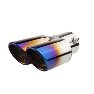 Ornament toba dubla inox Japan Style / Albastru+Argintiu