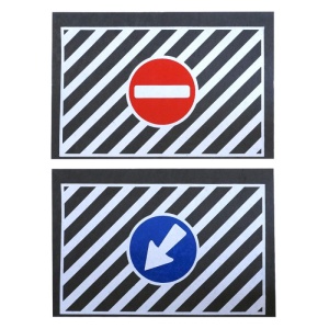 Set 2 bucati aparatori noroi pentru camioane, dimensiune 35x50 cm / Stanga/Dreapta (45080)