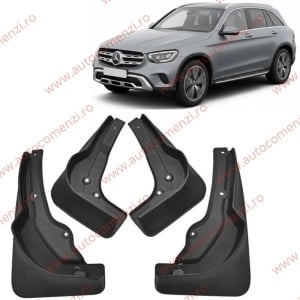 Set 4 aparatori noroi dedicate MERCEDES GLC X253 2019-2022 Facelift (echipat cu praguri)
