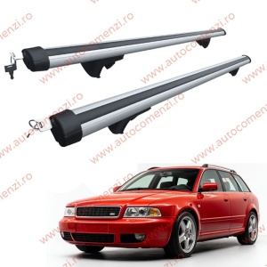 Set bare portbagaj AUDI A4 B5 1994-2001 Combi - Aluminiu / cu cheie antifurt - 120 cm