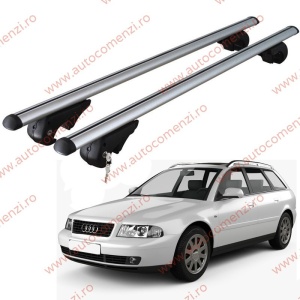 Set bare portbagaj AUDI A4 B5 1994-2001 Combi - cu cheie antifurt / Aluminiu - 120 cm