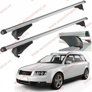 Set bare portbagaj AUDI A4 B6 (8E/8H) 2000-2006 Combi - ALUMINIU / cu cheie antifurt