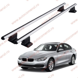 Set bare portbagaj BMW Seria 3 F30 2011-2018 Sedan - cu cheie antifurt / Aluminiu