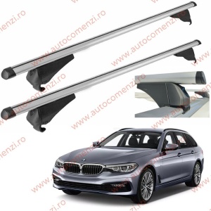 Set bare portbagaj BMW Seria 5 G31 2017-2023 Combi - Aluminiu / cu cheie antifurt