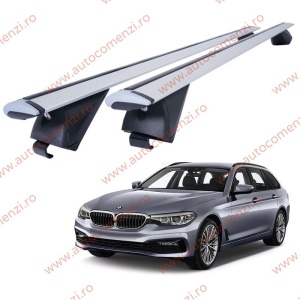Set bare portbagaj BMW Seria 5 G31 2017-2023 Combi - Wingbar - Aluminiu / cu cheie antifurt