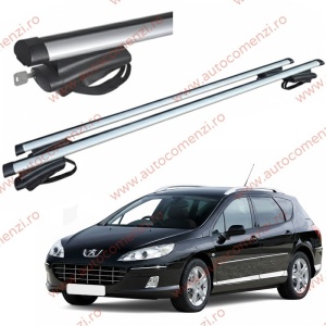 Set bare portbagaj cu cheie PEUGEOT 407 2004-2012 Combi - ALUMINIU
