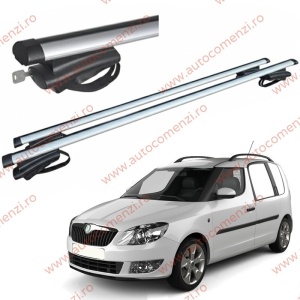 Set bare portbagaj cu cheie SKODA Praktik 2006-2015 - ALUMINIU