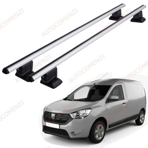 Set bare portbagaj DACIA Dokker 2012-2021 - cu cheie antifurt / Aluminiu