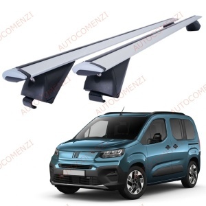 Set bare portbagaj FIAT e-Doblo 2023-prezent (electric) - Wingbar - Aluminiu / cu cheie antifurt